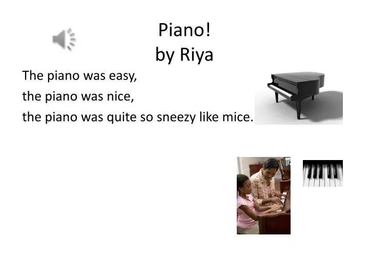 piano by riya