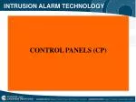 INTRUSION ALARM TECHNOLOGY - slide 1