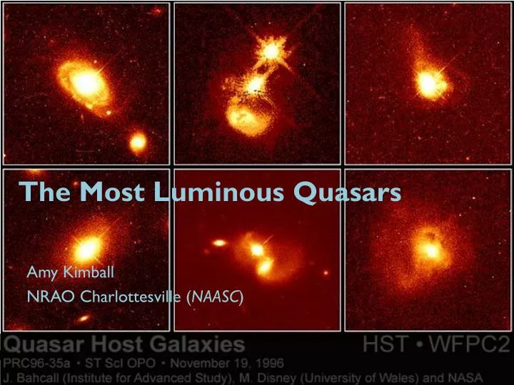 the most luminous quasars