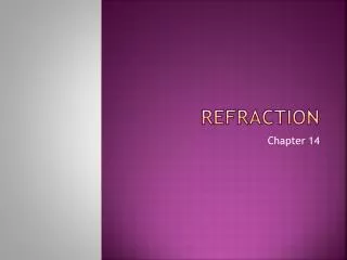 Refraction