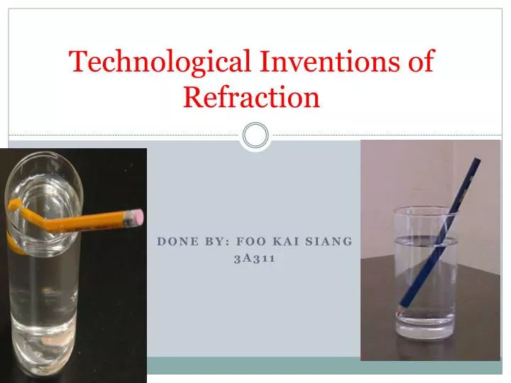 technological inventions of refraction