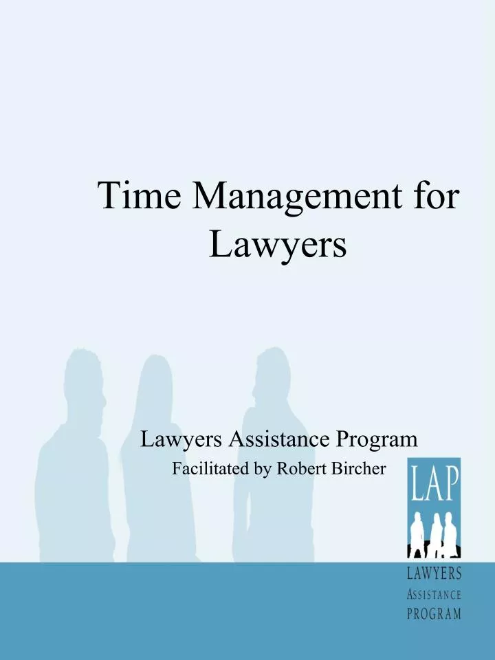 time management for lawyers