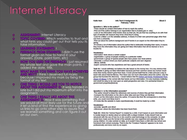 internet literacy