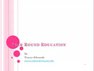 year round education