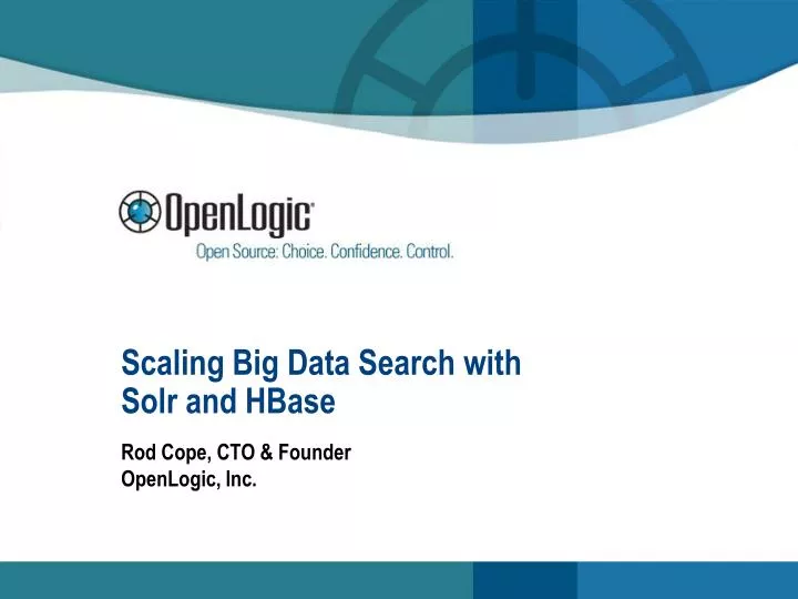 scaling big data search with solr and hbase