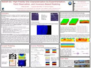 NEESR-SG: High-Fidelity Site Characterization by Experimentation,