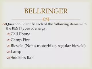 bellringer