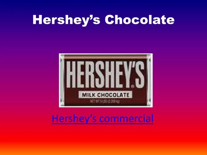 hershey s chocolate
