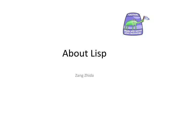 about lisp