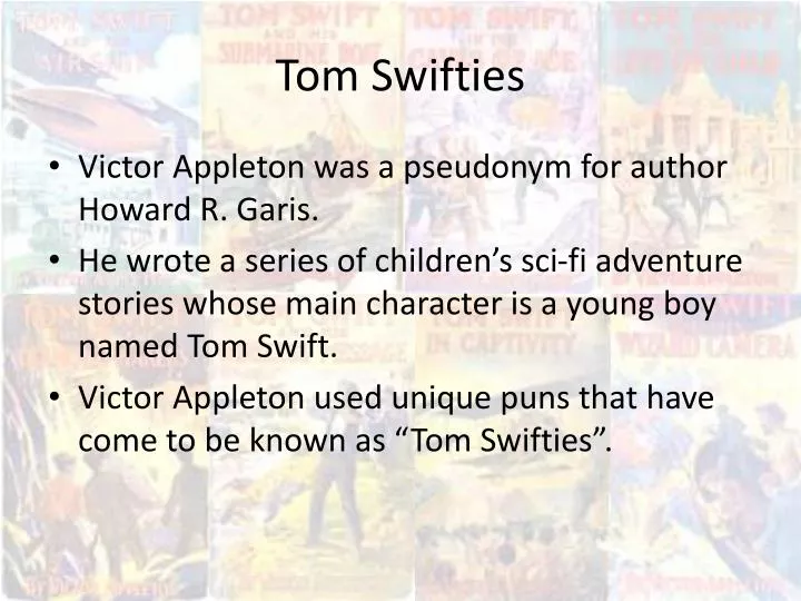 tom swifties