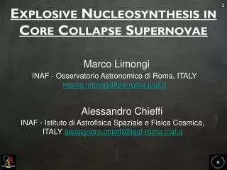 Explosive Nucleosynthesis in Core Collapse Supernovae