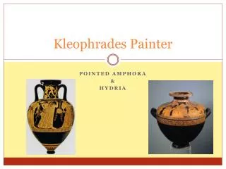Kleophrades Painter