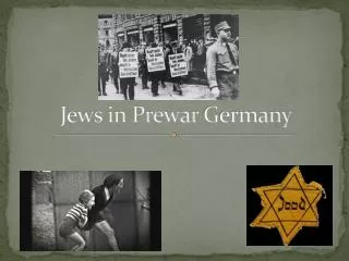 Jews in Prewar G ermany