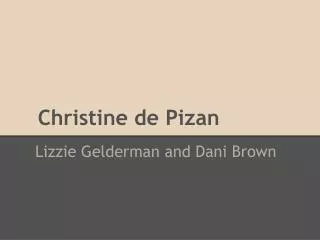 Christine de Pizan