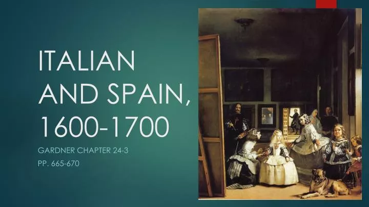 italian and spain 1600 1700