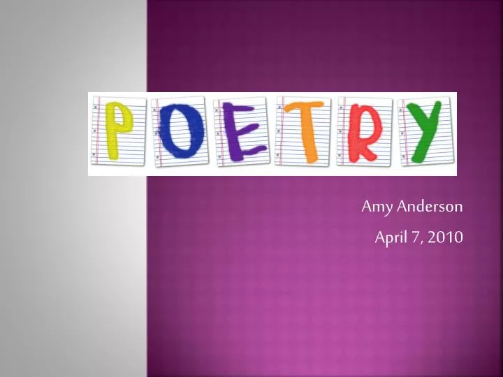 amy anderson april 7 2010