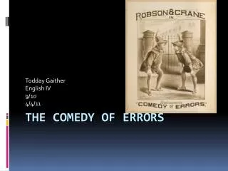 The Comedy of Errors