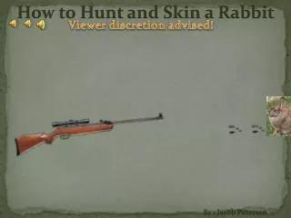 How to Hunt and Skin a Rabbit