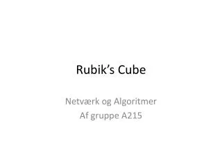 rubik s cube