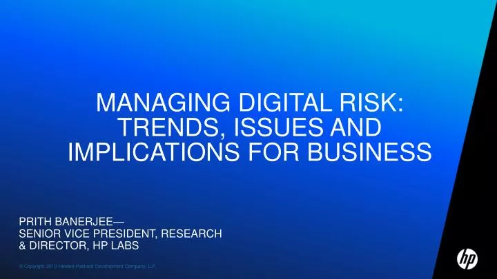 managing digital risk trends issues and implications for business
