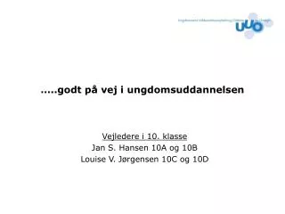 godt p vej i ungdomsuddannelsen