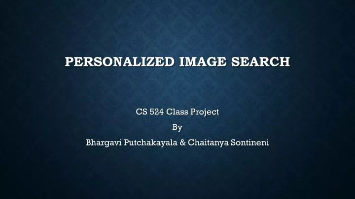 personalized image search