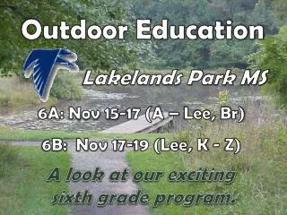 Outdoor Education