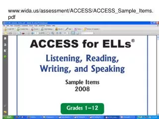 www.wida.us/assessment/ACCESS/ACCESS_Sample_Items.pdf