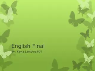 English Final