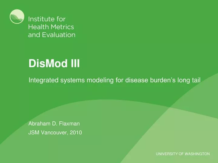 dismod iii