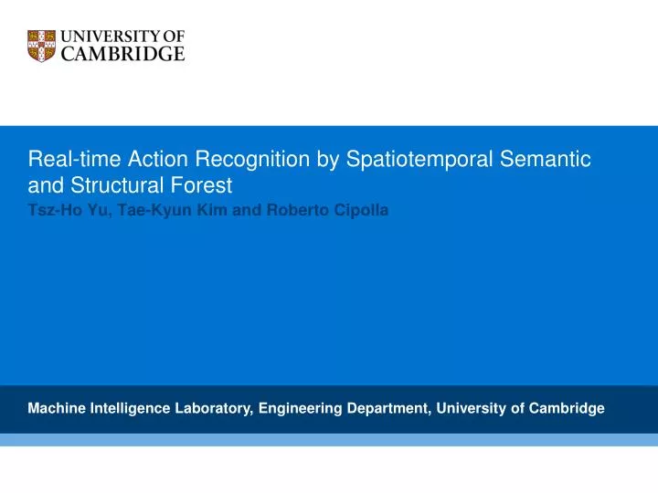 real time action recognition by spatiotemporal semantic and structural forest