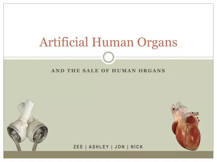 artificial human organs
