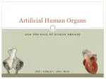 Artificial Human Organs - slide 1