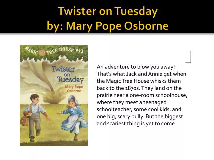 twister on tuesday by mary pope osborne