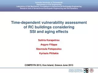 Time-dependent vulnerability assessment of RC buildings considering SSI and aging effects