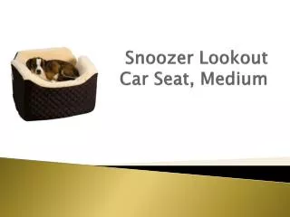 Snoozer Lookout Car Seat, Medium