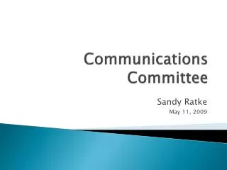 Communications Committee
