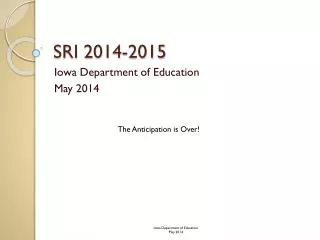 SRI 2014-2015