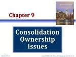 Consolidation Ownership Issues - slide 1