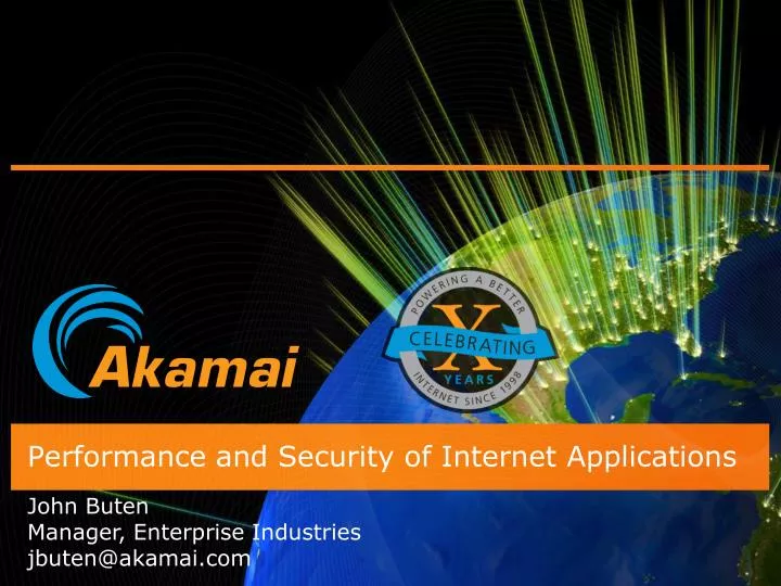 performance and security of internet applications