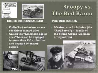 Snoopy vs. The Red Baron