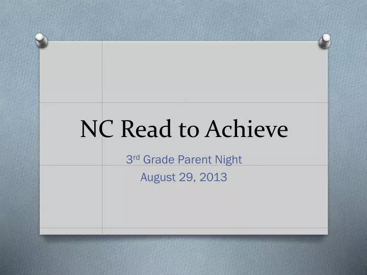 nc read to achieve