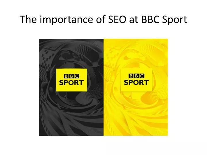 the importance of seo at bbc sport