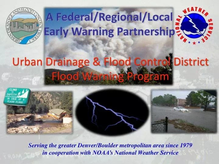 urban drainage flood control district flood warning program