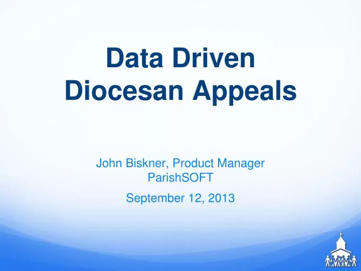 data driven diocesan appeals