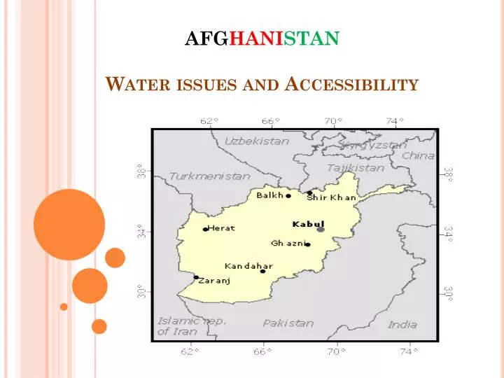 afg hani stan water issues and accessibility