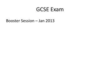 GCSE Exam