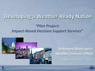 Developing a Weather-Ready Nation