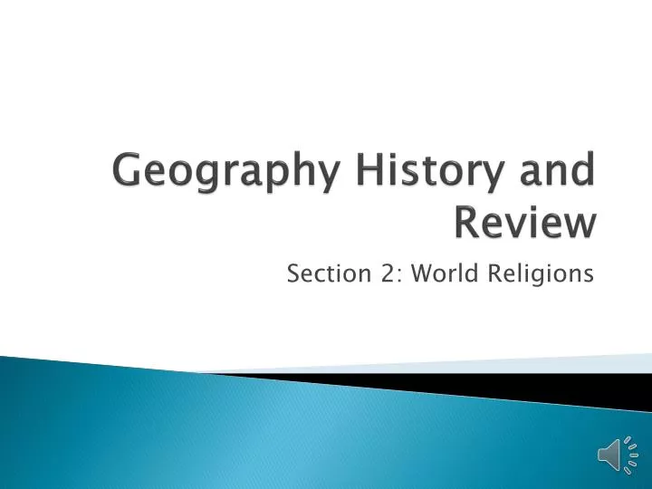 geography history and review