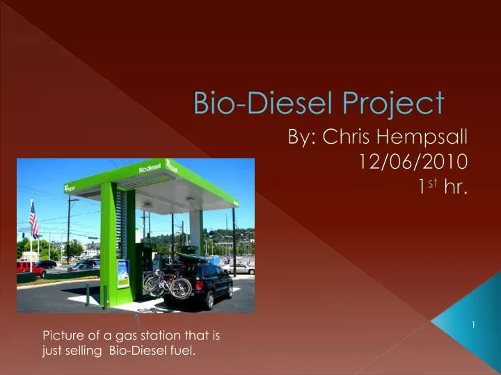 bio diesel project